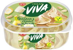 Super Viva taimne maapähkli- ja banaanimaitseline perejäätis 825 ml/442 ,5 g