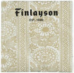Salvrätik Finlayson taimi valge kuldne 33cm