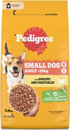 Pedigree <10kg Linnuliha kuivtoit koertele 1,4 kg