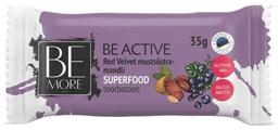 Be Active mustsõstra-mandli toorbatoon, BE MORE, 35 g