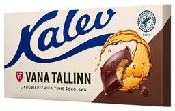 Tume šokolaad Vana Tallinn liköörikreemi täidisega, KALEV, 103 g