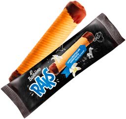 Vanillimaitseline koorejäätis vahvlitorus, RAKS, 68 g