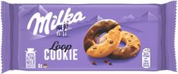 Küpsis šokolaaditülkkide ja sokolaadi kattega Cookie Loops, MILKA, 132 g