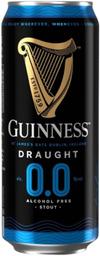 GUINNESS Alkoholivaba õlu Draught tume 44cl (purk)
