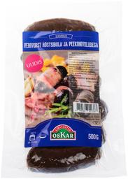 Verivorst röstsibula ja peekoniviiludega 500g