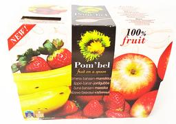 Õuna-banaani-maasika puuviljamiks, POM´BEL, 4x100g