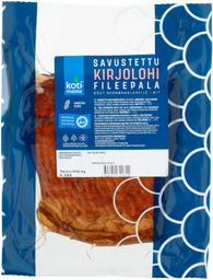 Kotimaista suitsutatud forellifileetükk