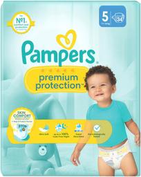 Pampers Premium Protect teipmähkmed 5, 11-16kg 34tk