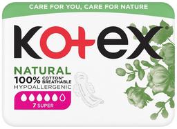 Kotex Natural 100% Cotton Super hügieeniside 7tk