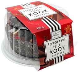 Šokolaadi-tšilli kook (gluteenivaba) 220 g