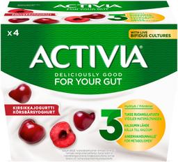 ACTIVIA kirsijogurt 4X125g