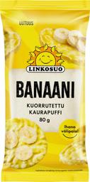 Linkosuo kaerakrõps banaanimaitselise kattega 80g