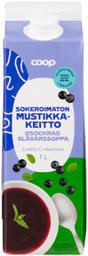 Coop mustikakissell suhkruvaba, 1 l