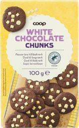 Coop valge shokolaadi tükid 100g küpsetamiseks