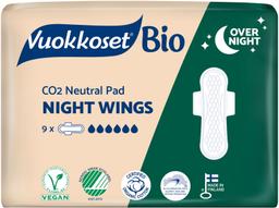 Vuokkoset Bio 100 slim night hügieeniside 9 tk