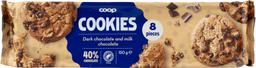 Coop küpsised tumeda ja piimašokolaadiga 150g