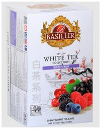 Basilur valge tee metsamarja 20tk