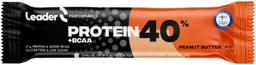 40% Protein batoon + BCAA - maapähklivõi, LEADER, 68 g