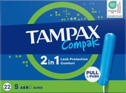 Tampoonid Tampax Compak Super 2in1 22tk
