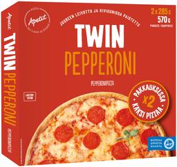 Apetit Pepperoni Twin pitsa 2x285 g