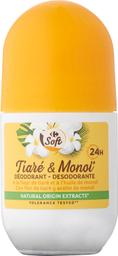 Carrefour rulldeodorant tiare&monoi 24h 50ml