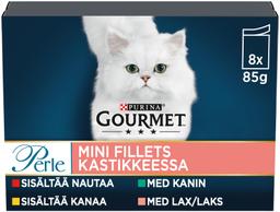 Täissööt kassidele, neli erinevat valikut 8 × 85 g