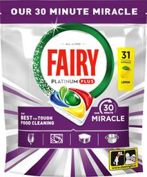 Nõudepesutabletid Fairy Platinum Plus Lemon 31tk
