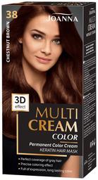 Multi cream color juuksevärv kastanipruun 38