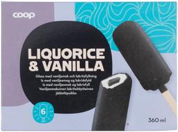 Coop vanillijäätis Lagrits 6- pakk 360ml/270g
