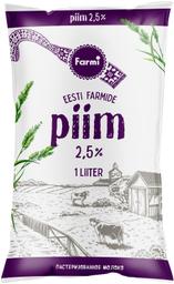 Farmi piim 2.5% 1L kilepakk