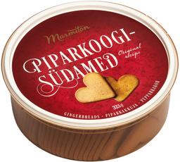 Piparkoogisüdamed 325 g plastkarbis