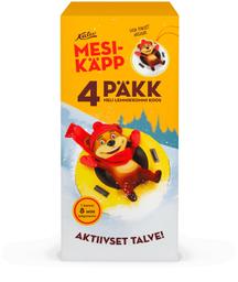 Kommipakk Mesikäpp 4Päkk  -Talv, KALEV, 420 g