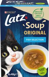 Latz Soup Fish Selection täiendsöödavalik kassidele, 6 x 48 g