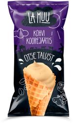 La Muu Kohvijäätis 80g vahvlikoonuses