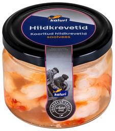 Hiidkrevetid soolvees 250g, KALURI, 125 g neto