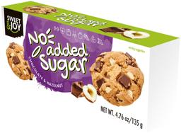 SWEET&JOY Küpsised šokolaadi ja sarapuupähk.135g (suhkruvaba)