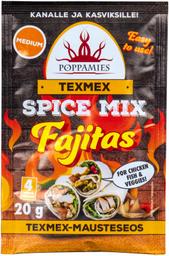 Poppamies Texmex Fajita vürtsisegu 20 g