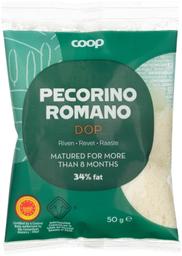 Coop Pecorino Romano riivjuust KPN, 34% rasva, 50g
