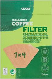 Coop kohvifiltrid nr 4 pruun 100tk