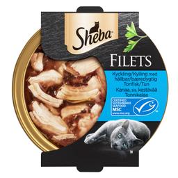 Sheba Filets täissööt kassidele kanafilee ja tuunikalaga 60g