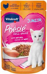 Poésie Délice Junior täissööt kassidele kalkunilihaga kastmes 85g