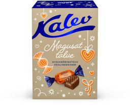 Riisikrõbinatega pralineekomm piimašokolaadis, KALEV, 150 g