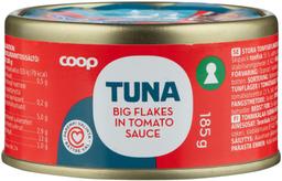 Coop suured tuunikalatükid tomatikastmes msc 185g