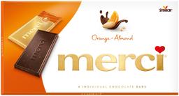 MERCI šokolaadid apelsini ja mandlitega 100g
