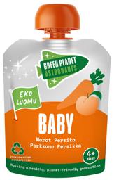 Orgaaniline beebi porgandi-virsiku püree 70g