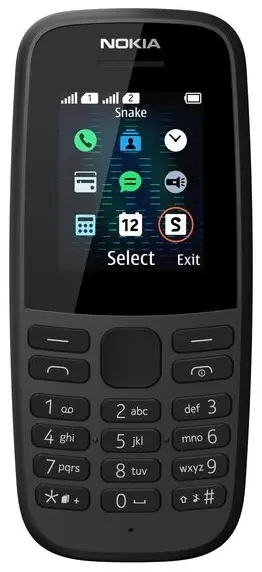 Nokia matkapuhelin 105 musta