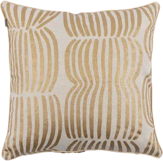 Pentik Vilja tyynynpäällinen puolipellava kulta 45x45 cm