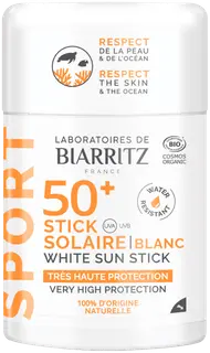 Laboratoires de Biarritz Alga Maris Sport Sun Stick White aurinkovoidepuikko valkoinen SPF 50+ 12 g