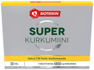 Bioteekki Super Kurkumiini ravintolisä 30 tabl.