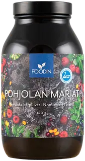 Foodin Pohjolan marjat- kotimainen marjajauhesekoitus, 120g